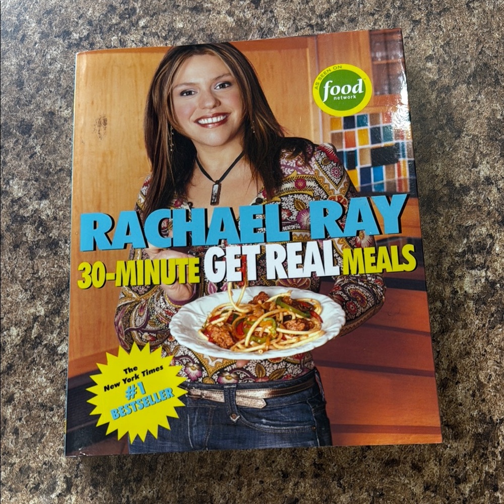 Rachael Ray Orange and Blue Cookbook for Quick Meals